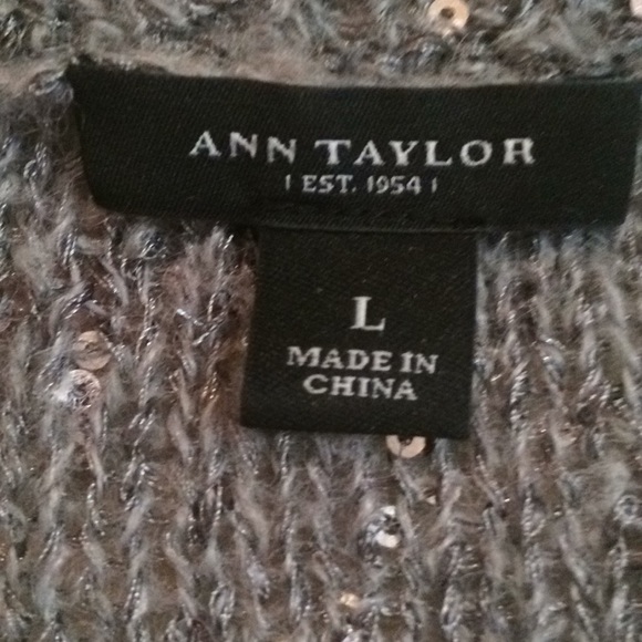 Ann Taylor sequined sweater - Picture 3 of 3